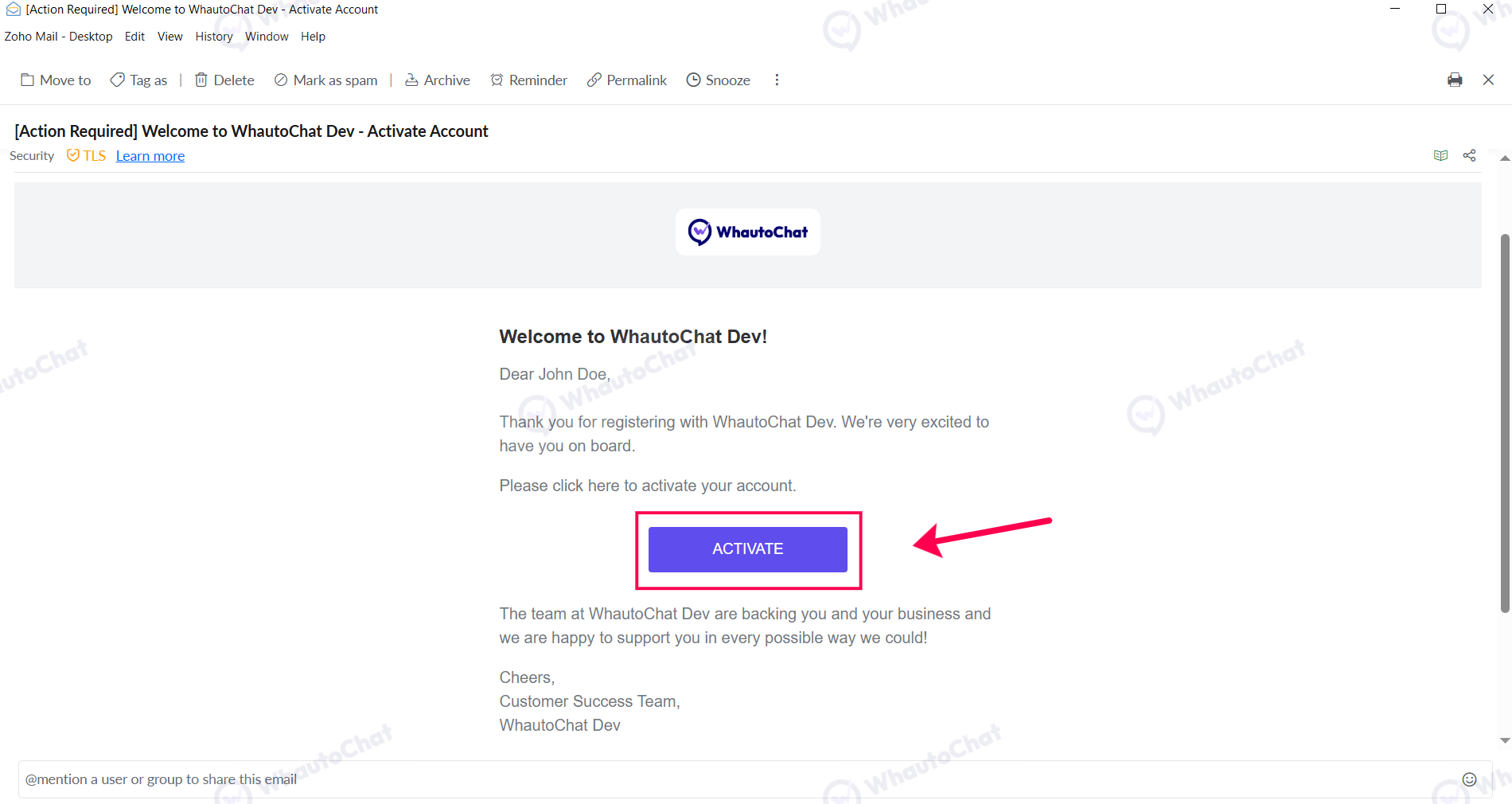 Activate Account