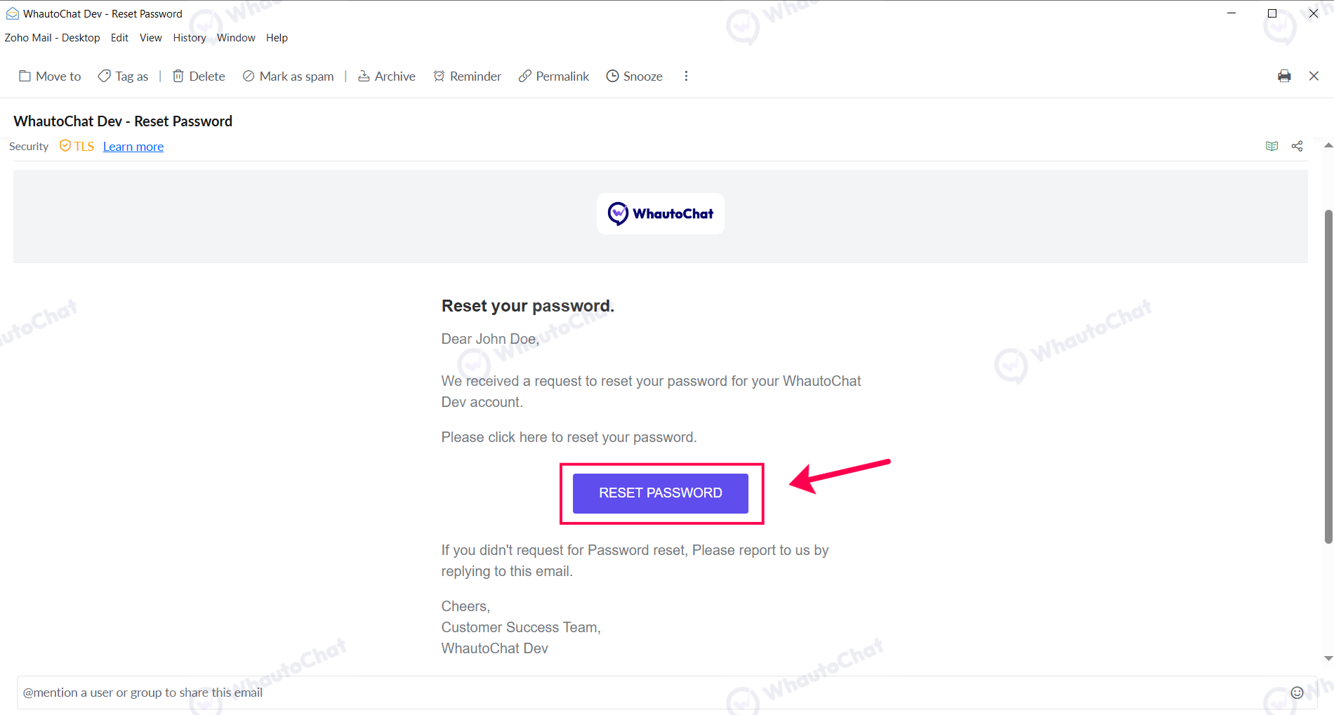 Reset Password