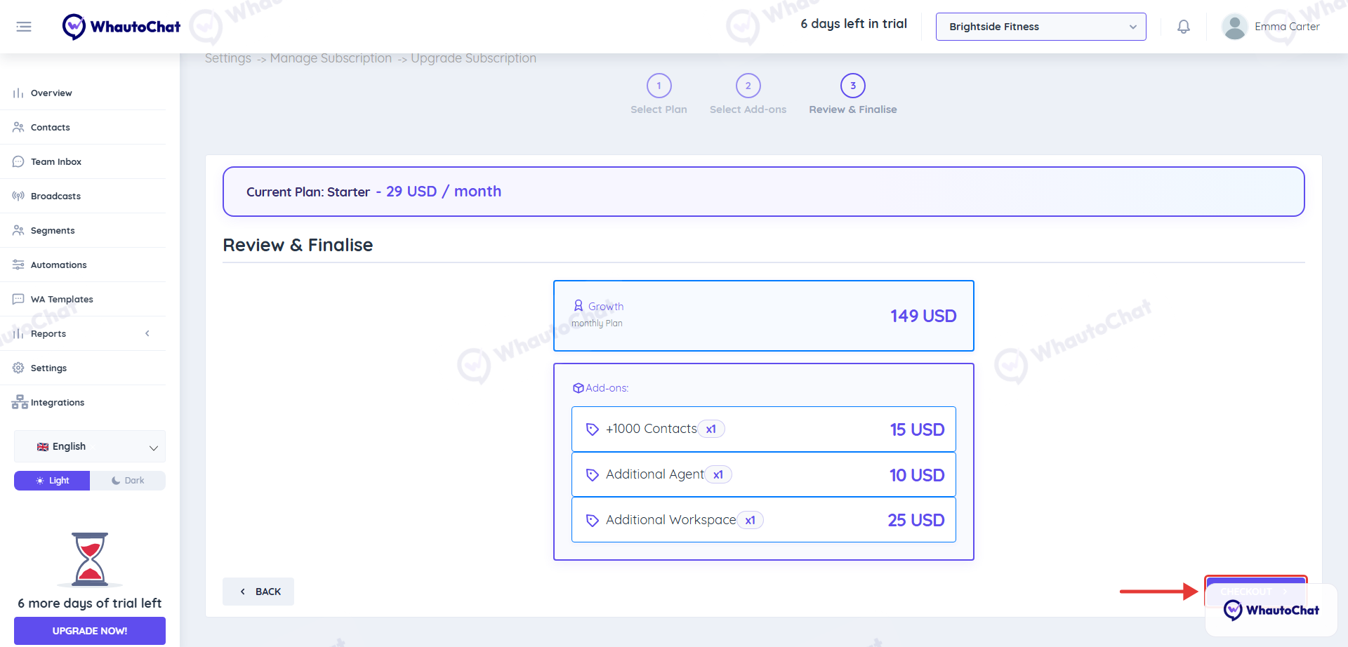 Proceed to Checkout