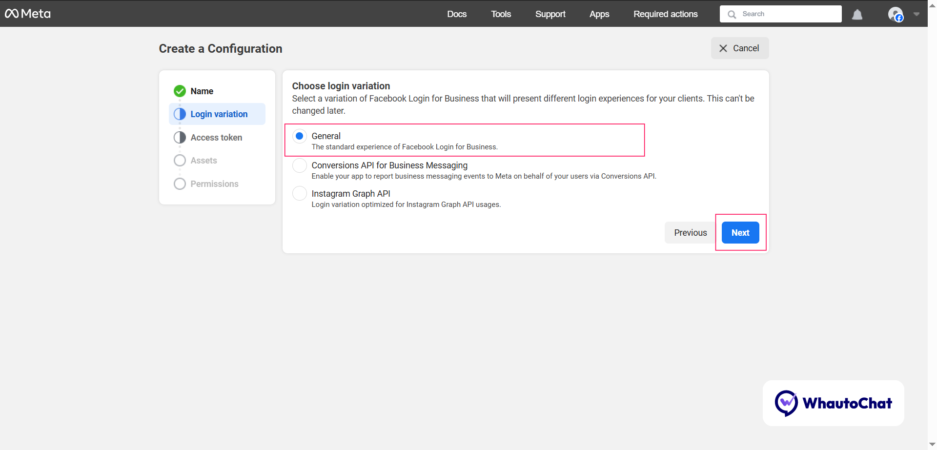 General Login Variation
