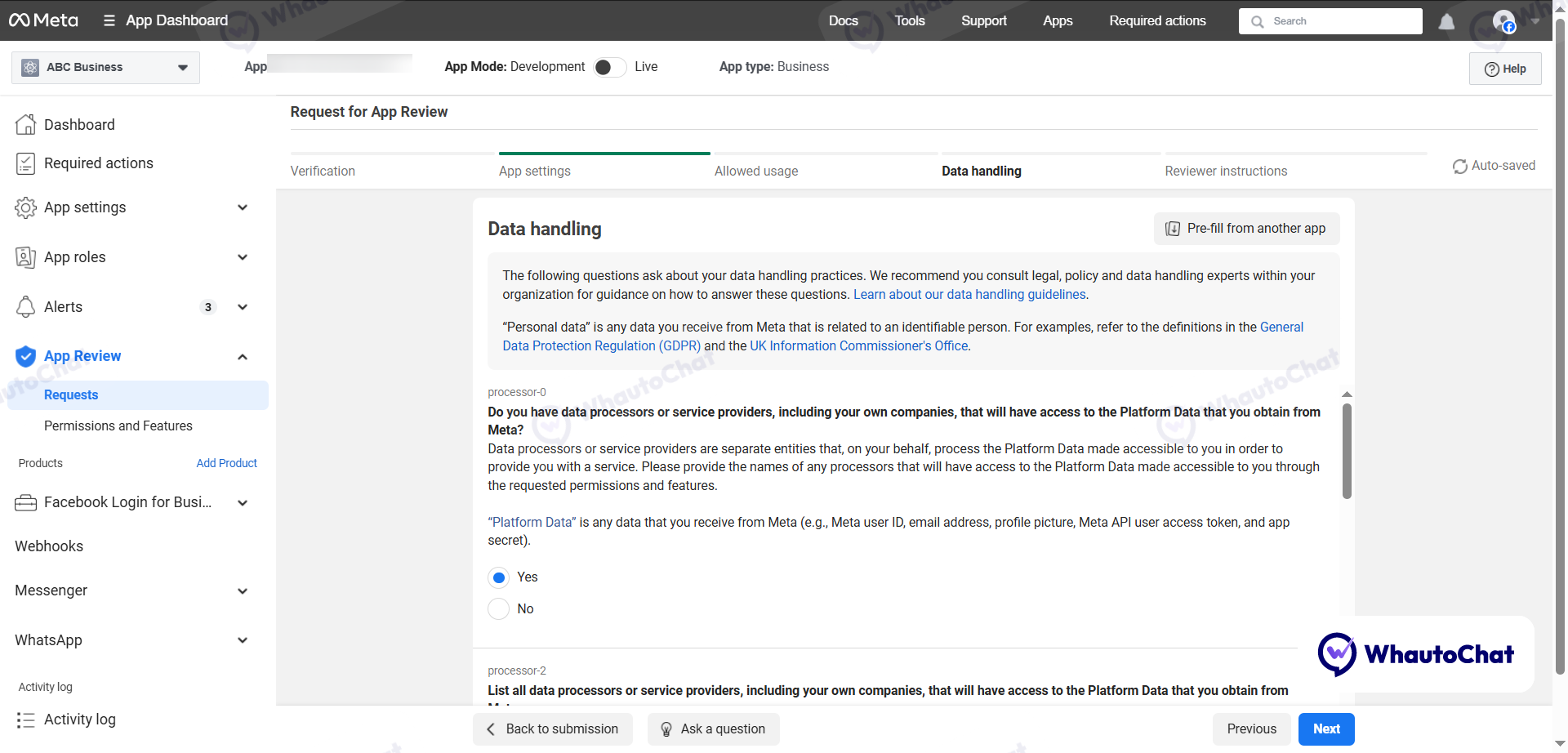 Data Handling