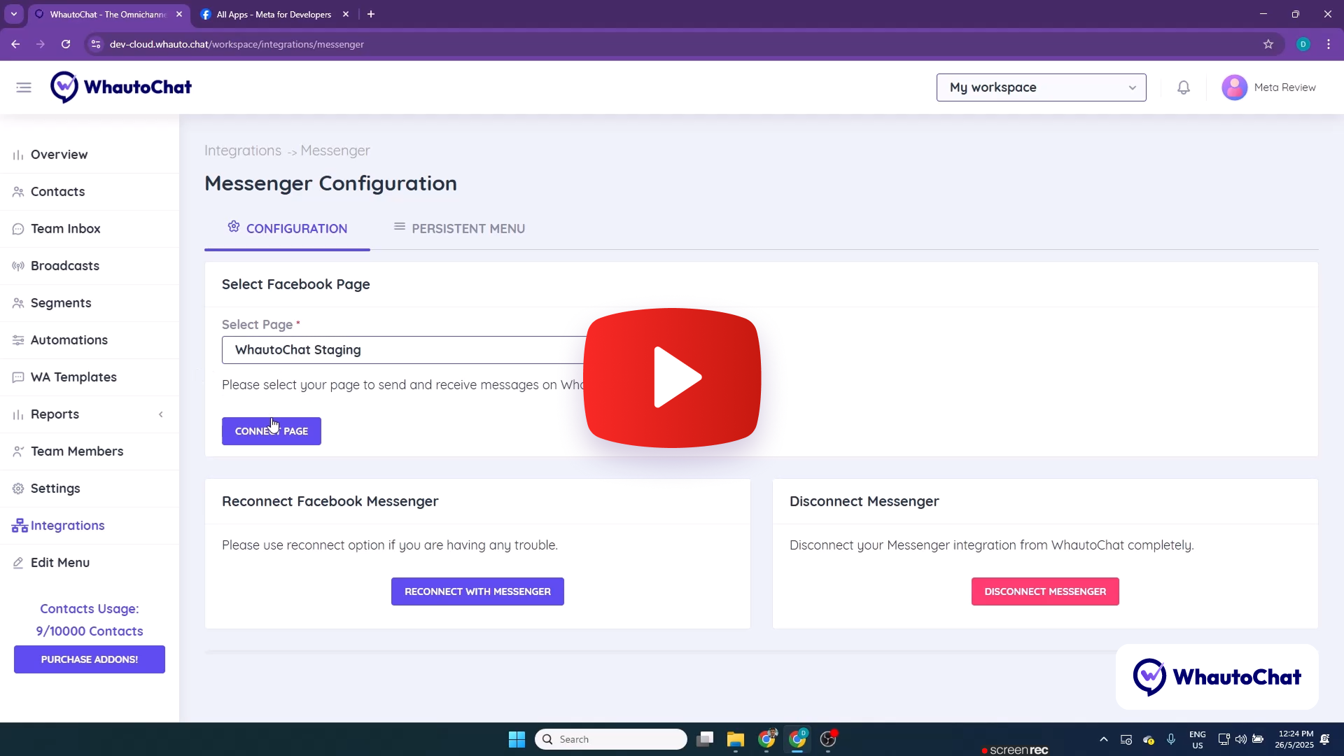 Messenger Integration Demo