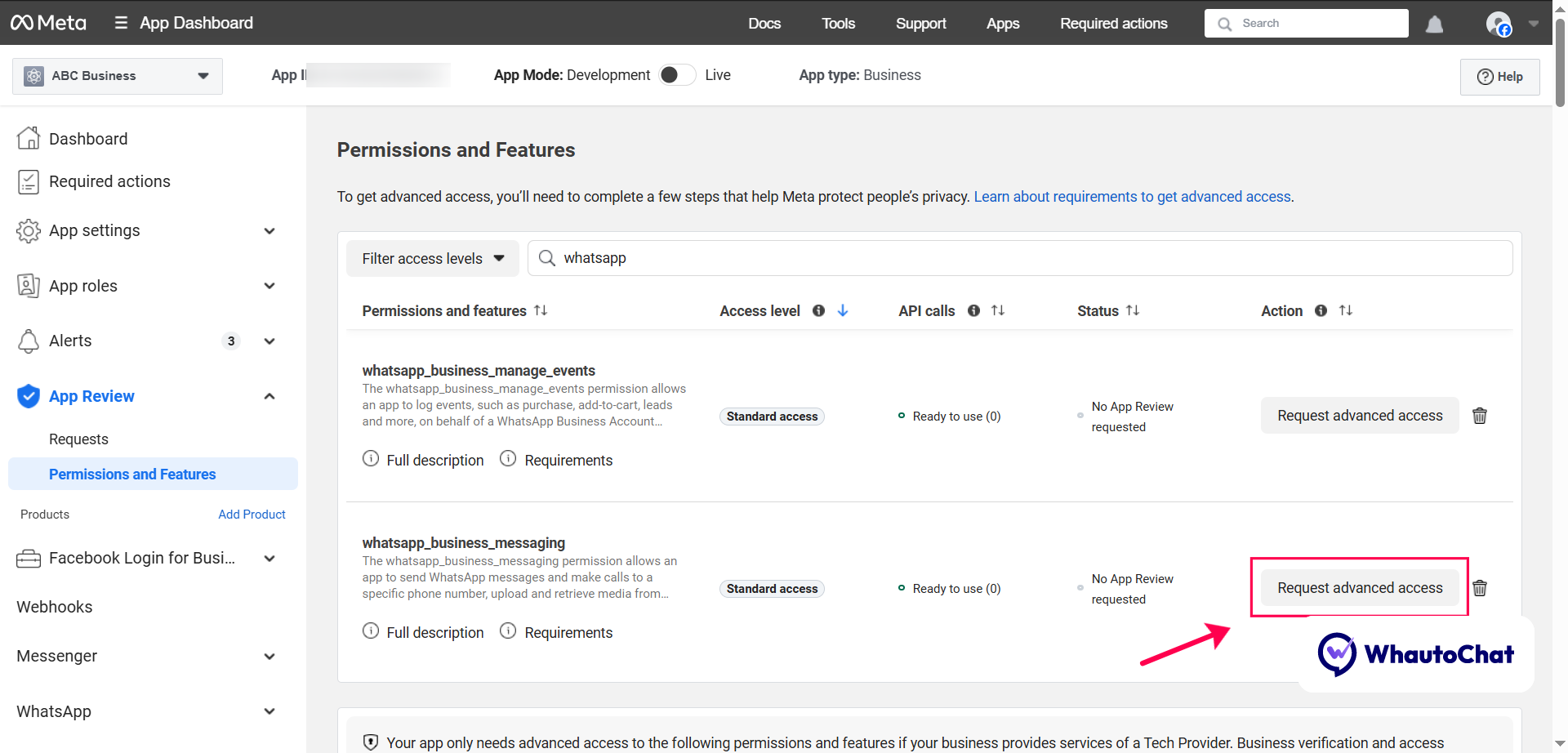 Request Advanced Access